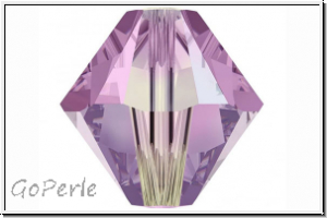 Swarovski� Bicone 5328, 4mm, 265AB - smoky mauve, AB, 25 Stk.